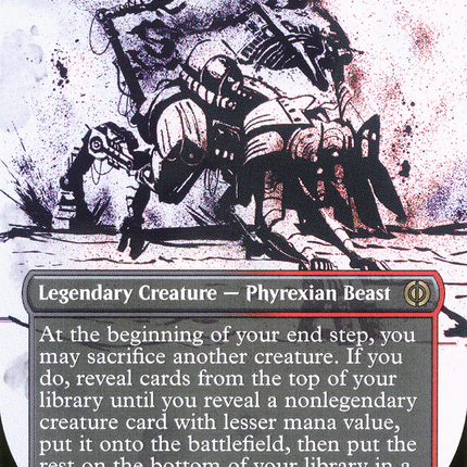 Kethek, Crucible Goliath (Showcase) (Borderless) [Phyrexia: All Will Be One]