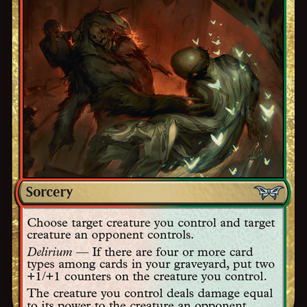 Beastie Beatdown [Duskmourn: House of Horror] Foil