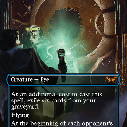 Abhorrent Oculus (Borderless) [Duskmourn: House of Horror] Foil