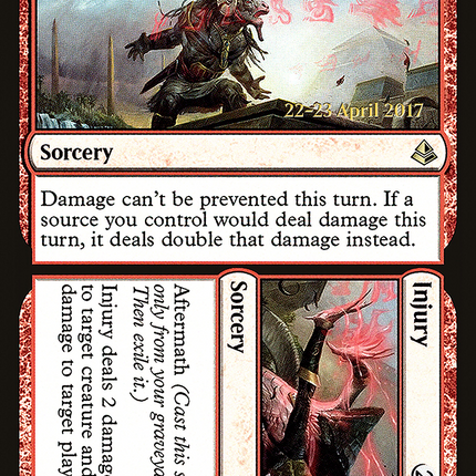 Insult // Injury [Amonkhet Promos] Prerelease Foil