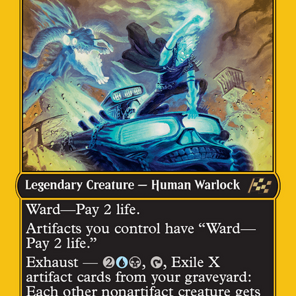 Winter, Cursed Rider (First-Place Foil) [Aetherdrift] Foil