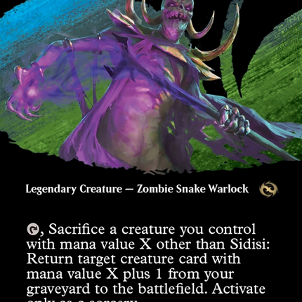 Sidisi, Regent of the Mire (Borderless) [Tarkir: Dragonstorm] Foil