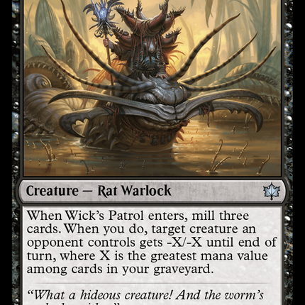 Wick's Patrol [Bloomburrow] Foil