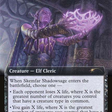 Skemfar Shadowsage (Extended Art) [Secret Lair Drop] Foil