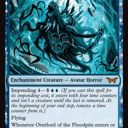 Overlord of the Floodpits [Duskmourn: House of Horror] Foil