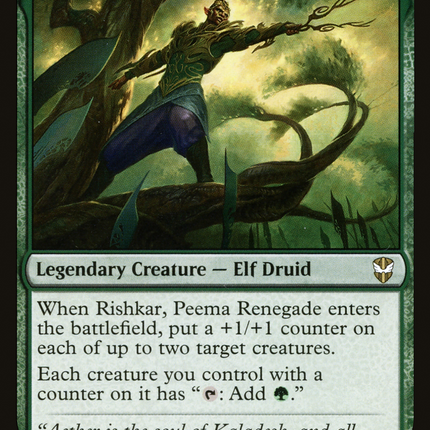 Rishkar, Peema Renegade [New Capenna Commander]