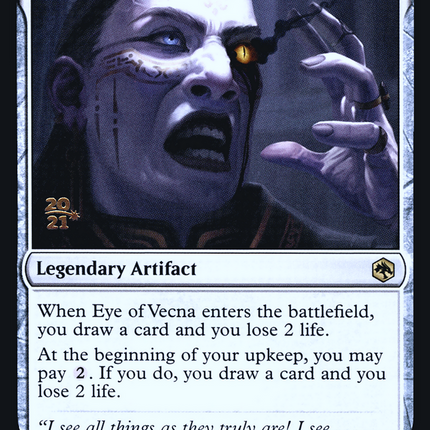 Eye of Vecna [Adventures in the Forgotten Realms Promos] Prerelease Foil