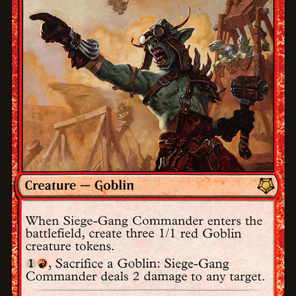 Siege-Gang Commander [Game Night]