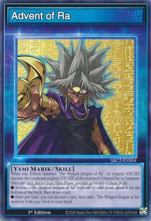 Advent of Ra [SBC2-ENS04] Common / Short Print 1st Edition