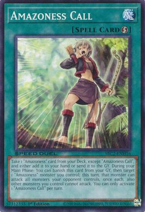 Amazoness Call [SBC2-ENH16] Common / Short Print 1st Edition