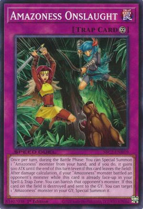 Amazoness Onslaught [SBC2-ENH19] Common / Short Print 1st Edition