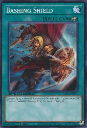 Bashing Shield [SBC2-ENF16] Common / Short Print 1st Edition
