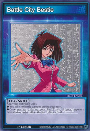 Battle City Bestie [SBC2-ENS18] Common / Short Print 1st Edition