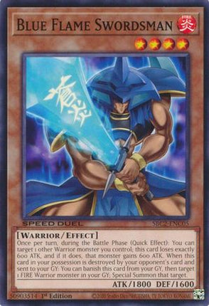 Blue Flame Swordsman [SBC2-ENC05] Common / Short Print 1st Edition