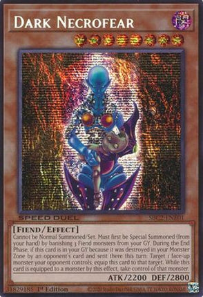 Dark Necrofear  [SBC2-ENE01] Prismatic Secret Rare 1st Edition