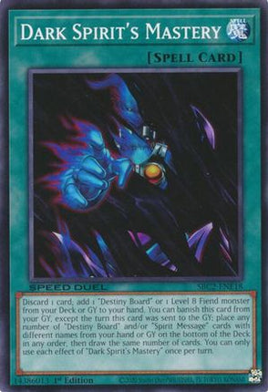 Dark Spirit's Mastery [SBC2-ENE18] Common / Short Print 1st Edition