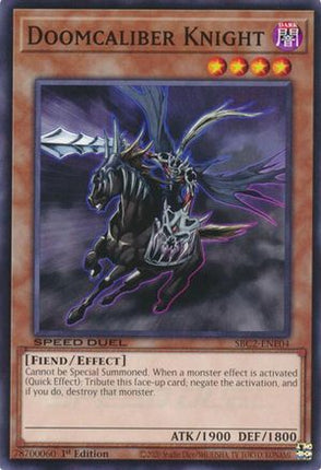 Doomcaliber Knight [SBC2-ENE04] Common / Short Print 1st Edition