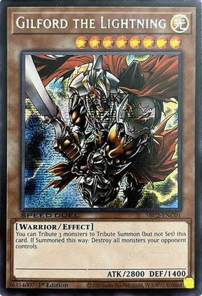 Gilford the Lightning  [SBC2-ENC01] Prismatic Secret Rare 1st Edition