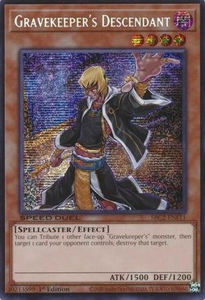 Gravekeeper's Descendant  [SBC2-ENF11] Prismatic Secret Rare 1st Edition