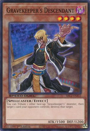 Gravekeeper's Descendant [SBC2-ENF11] Common / Short Print 1st Edition