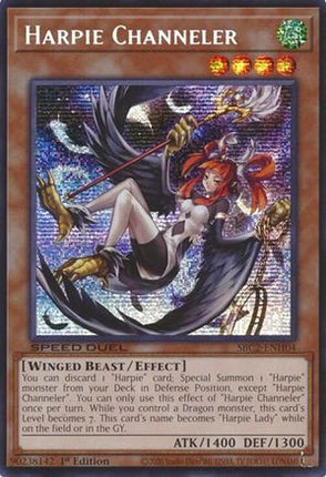 Harpie Channeler  [SBC2-ENH04] Prismatic Secret Rare 1st Edition