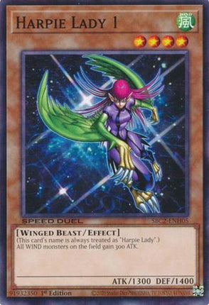 Harpie Lady 1 [SBC2-ENH05] Common / Short Print 1st Edition