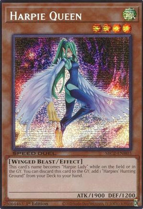 Harpie Queen  [SBC2-ENH03] Prismatic Secret Rare 1st Edition