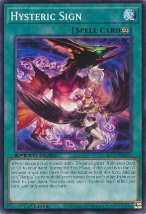 Hysteric Sign [SBC2-ENH13] Common / Short Print 1st Edition