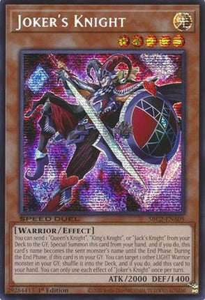 Joker's Knight  [SBC2-ENA05] Prismatic Secret Rare 1st Edition