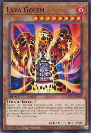 Lava Golem [SBC2-END09] Common / Short Print 1st Edition
