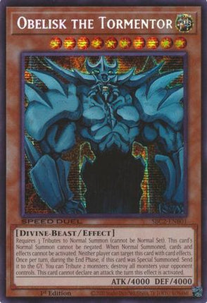 Obelisk the Tormentor [SBC2-ENB01] Prismatic Secret Rare 1st Edition