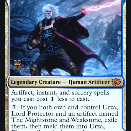 Urza, Lord Protector [The Brothers' War Promos] Prerelease Foil