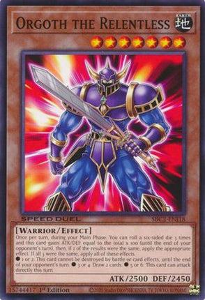 Orgoth the Relentless [SBC2-ENI18] Common / Short Print 1st Edition