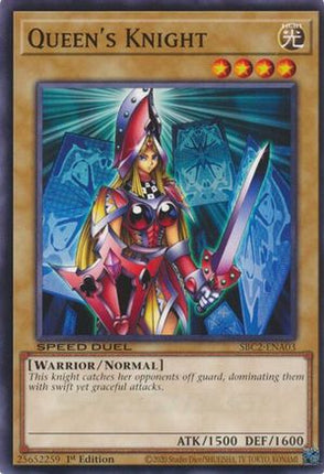 Queen's Knight [SBC2-ENA03] Common / Short Print 1st Edition