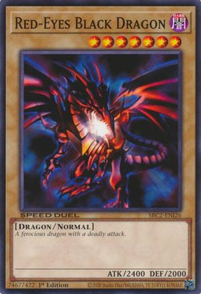 Red-Eyes Black Dragon [SBC2-ENI26] Common / Short Print 1st Edition