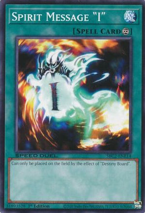 Spirit Message "I" [SBC2-ENE14] Common / Short Print 1st Edition