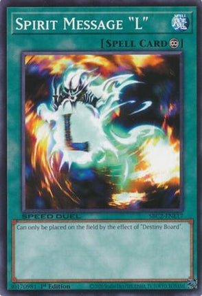 Spirit Message "L" [SBC2-ENE17] Common / Short Print 1st Edition