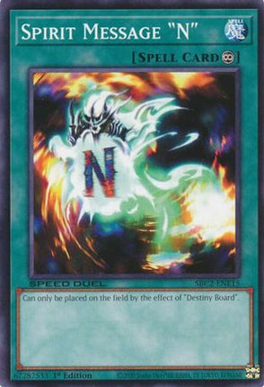 Spirit Message "N" [SBC2-ENE15] Common / Short Print 1st Edition