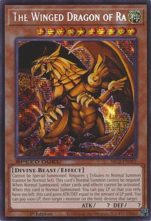 The Winged Dragon of Ra [SBC2-END01] Prismatic Secret Rare 1st Edition