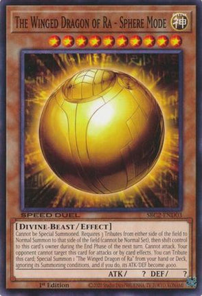 The Winged Dragon of Ra - Sphere Mode [SBC2-END03] Common / Short Print 1st Edition