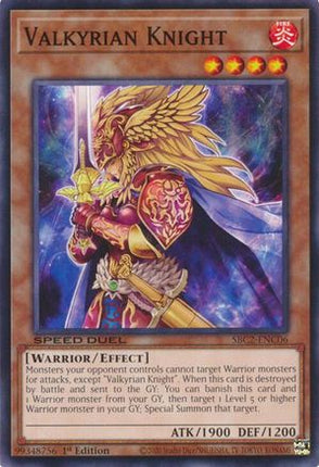 Valkyrian Knight [SBC2-ENC06] Common / Short Print 1st Edition