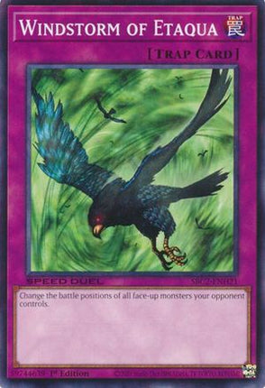 Windstorm of Etaqua [SBC2-ENH21] Common / Short Print 1st Edition