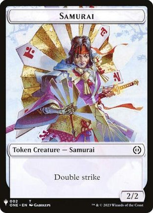 Samurai // Clue Double-Sided Token [The List Reprints]