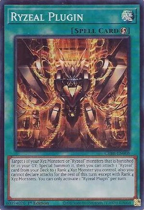 Ryzeal Plugin  [CRBR-EN008] Super Rare 1st Edition