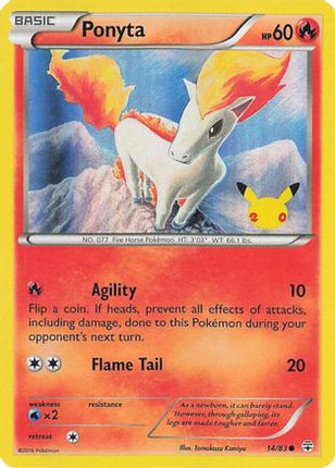 Ponyta - 14/null [Celebrations] Holofoil