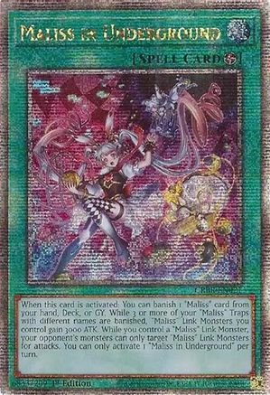 Maliss in Underground [CRBR-EN021] Quarter Century Secret Rare 1st Edi –  Dark Fox TCG