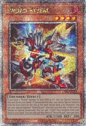 Sword Ryzeal  [CRBR-EN001] Quarter Century Secret Rare 1st Edition