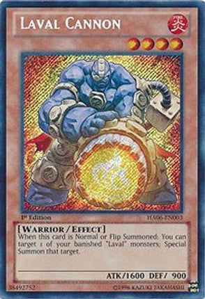 Laval Cannon (Secret Rare) [HA06-EN003] 1st Edition