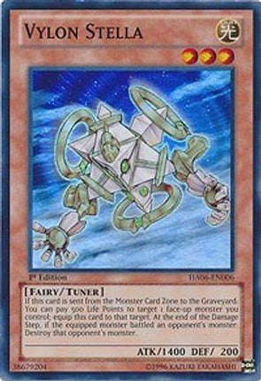 Vylon Stella (Super Rare) [HA06-EN006] 1st Edition