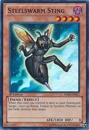 Steelswarm Sting (Super Rare) [HA06-EN015] Unlimited